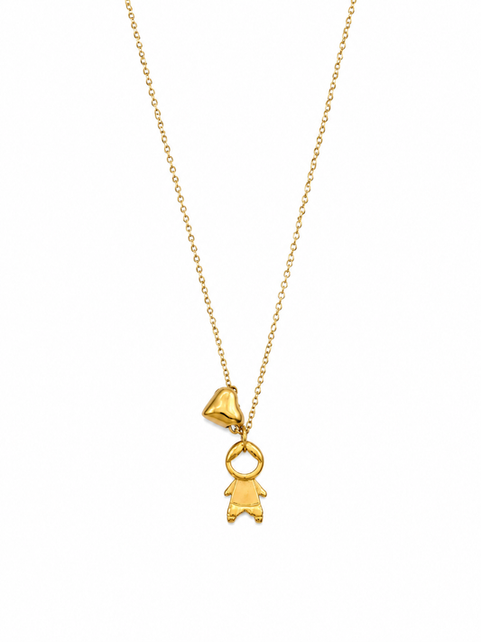Little Blessings Pendant Necklace - Boy