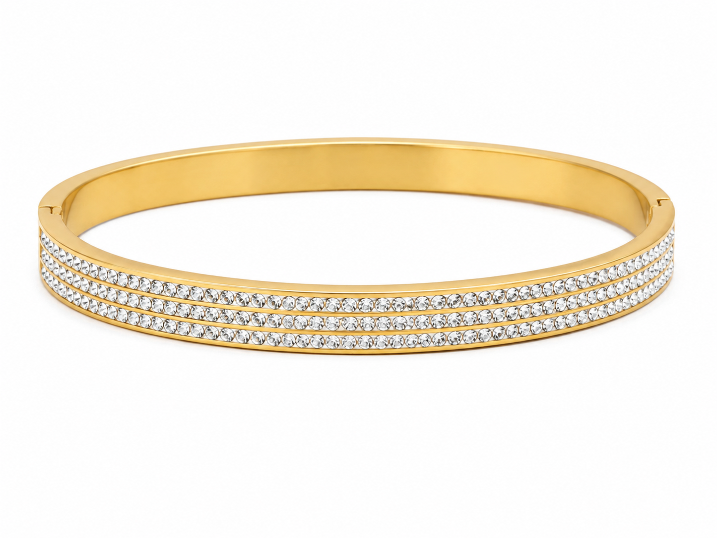 Celestial Triple Crystal Bangle