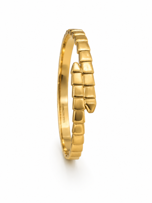 Nova Pyramid Wrap Cuff Bangle